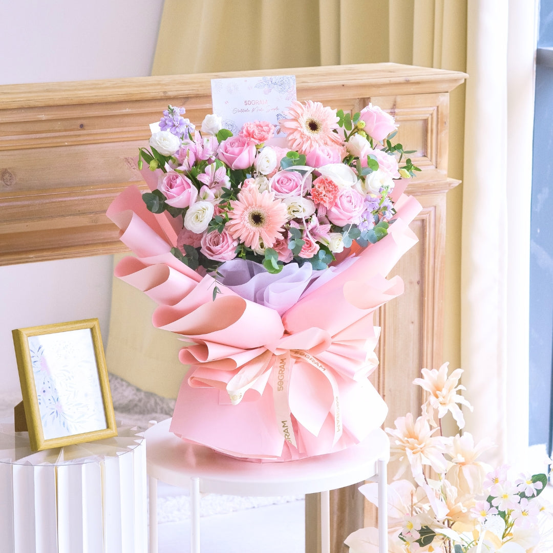 Lush Romance Hand Bouquet image 9