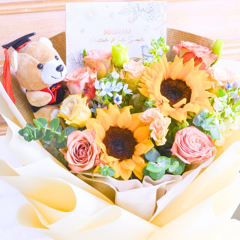 Honor Bloom Sunflower Hand Bouquet image 7