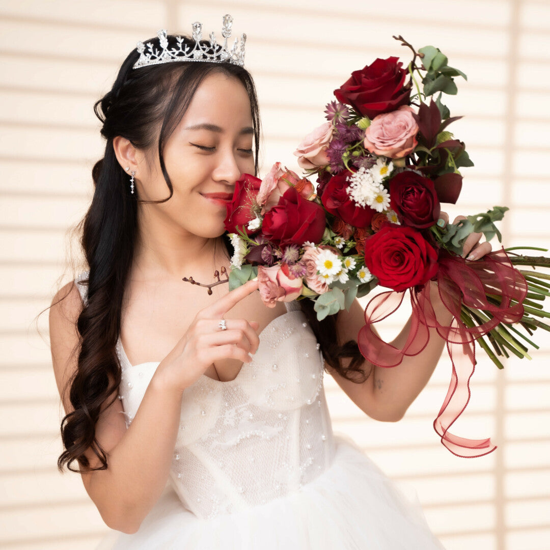 Crimson Elegance | Bridal Bouquet image 2