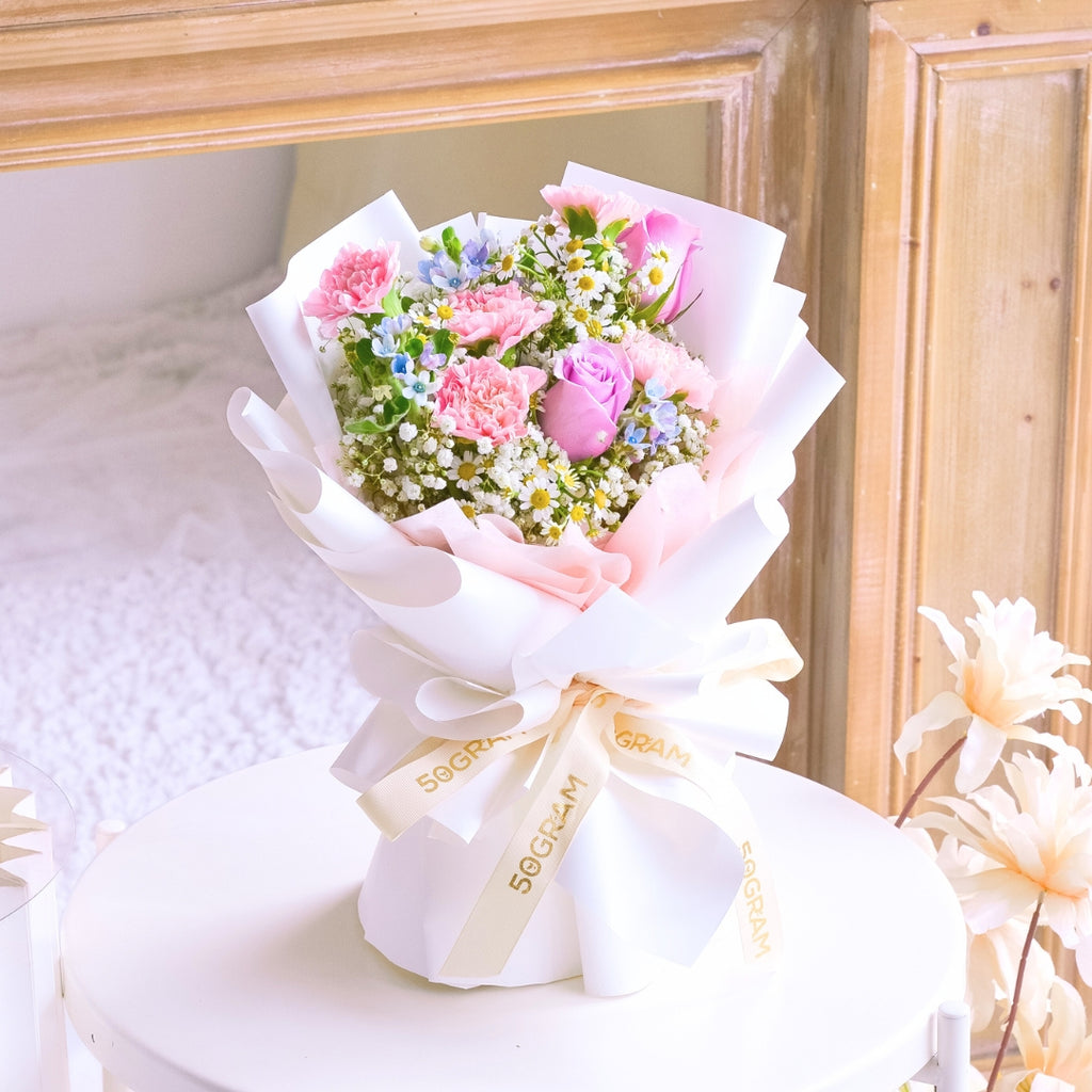 Blushing Violet Hand Bouquet image 4