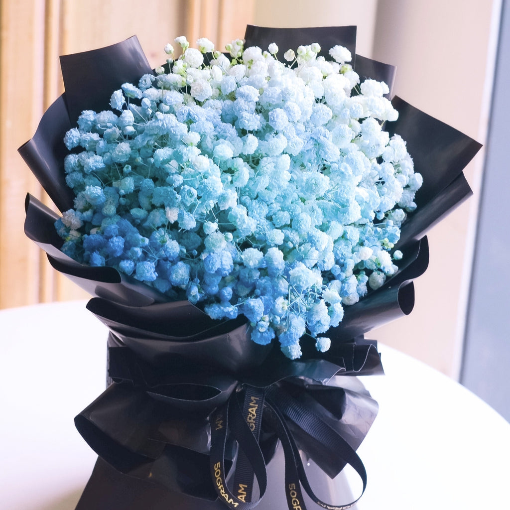 Blue Valor Mini Hand Bouquet image 7