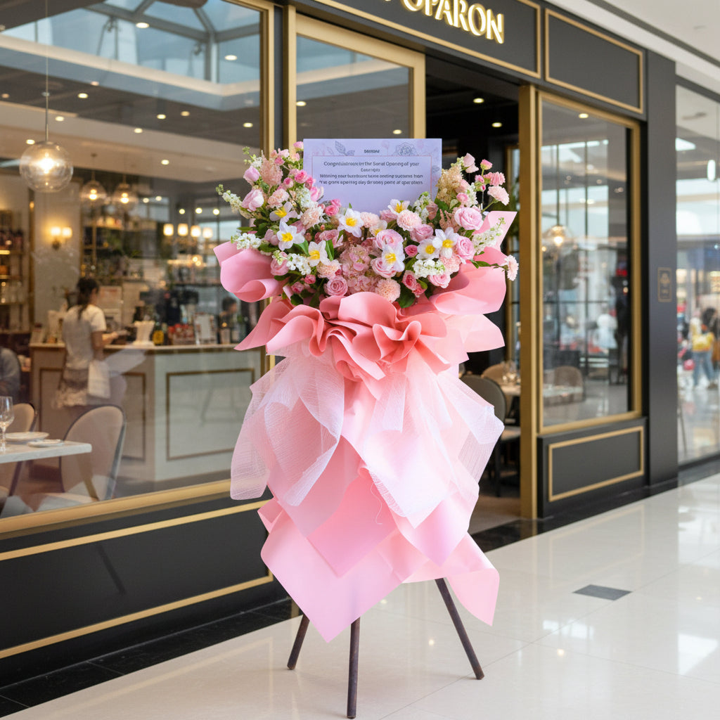 Pink Petals | Business Opening Stand image 1