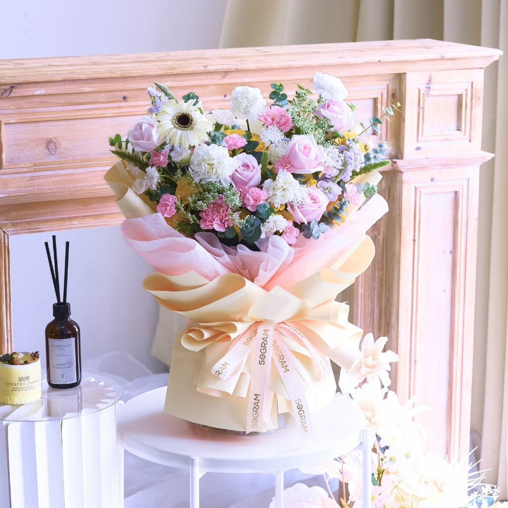 Honey Haze Hand Bouquet image 6