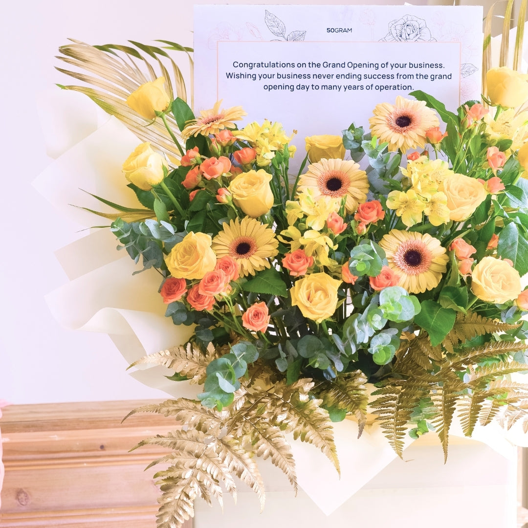 Grace in Gold | Business Opening Stand image 6