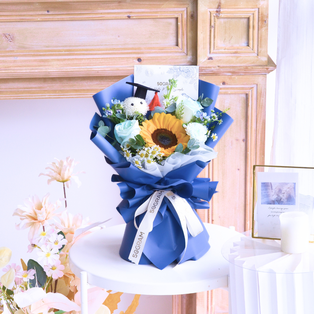Floral Milestone Sunflower Hand Bouquet image 11