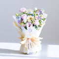 Pastel Poise Pink Roses Hand Bouquet image 0