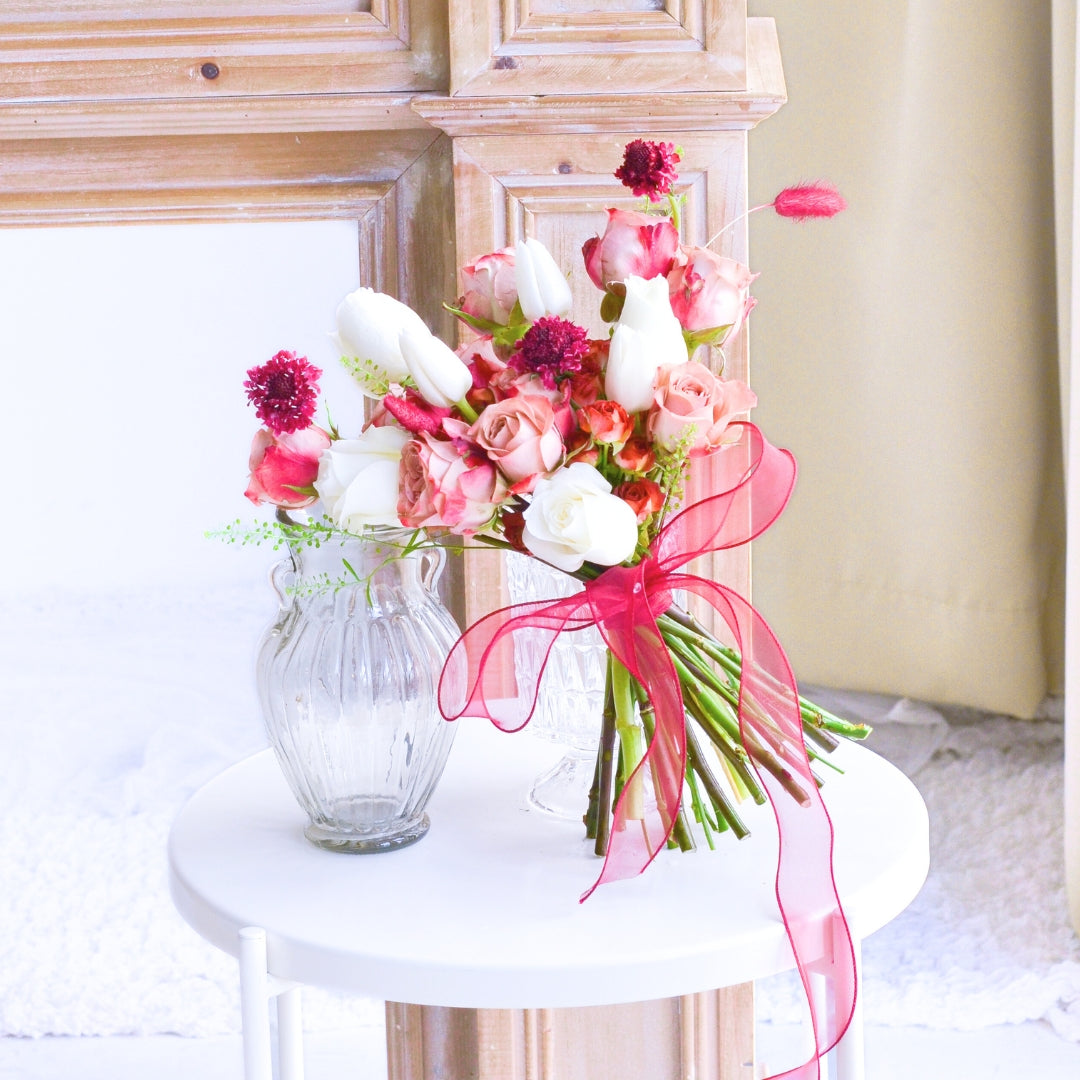 Scarlet Love Knot | Bridal Bouquet image 2