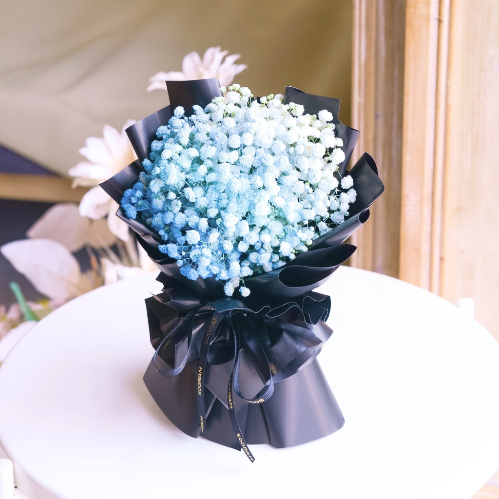 Blue Valor Mini Hand Bouquet image 5