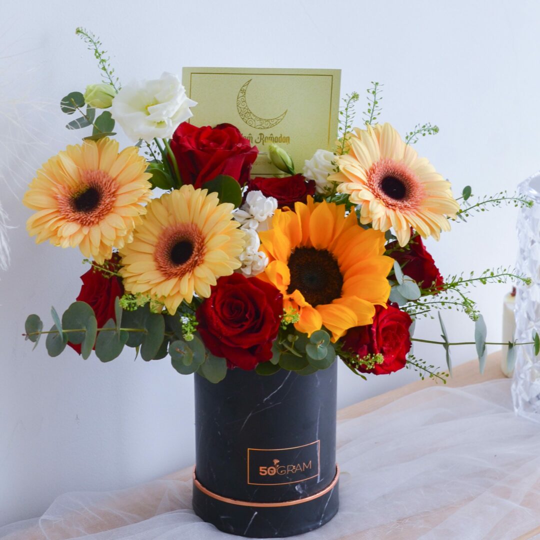 Karima Champagne Gerberas | Flower Box image 3