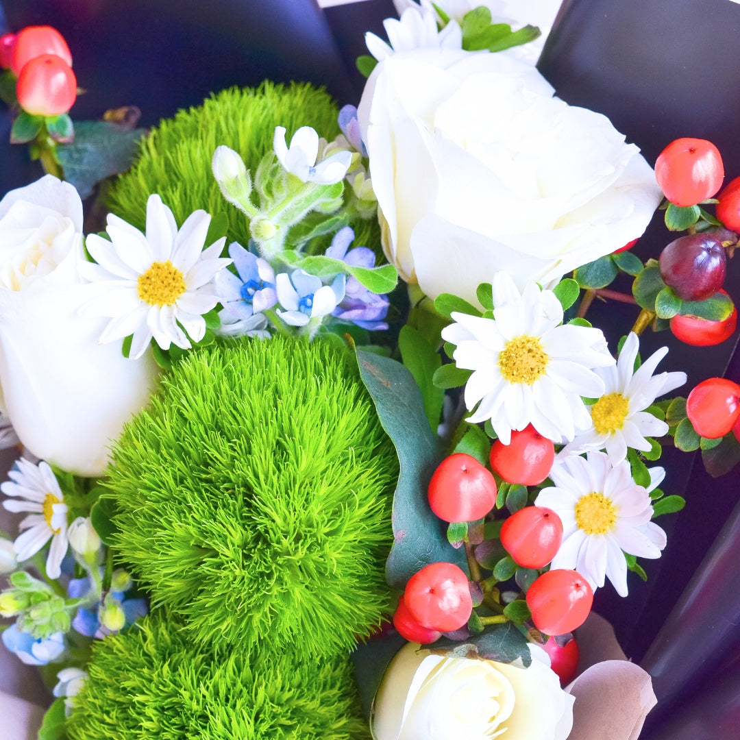 Verdant Elegance Hand Bouquet - Regular image 6