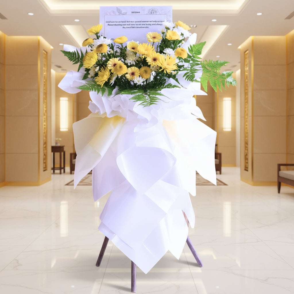 Calm Reflections | Condolences Flower Stand image 2