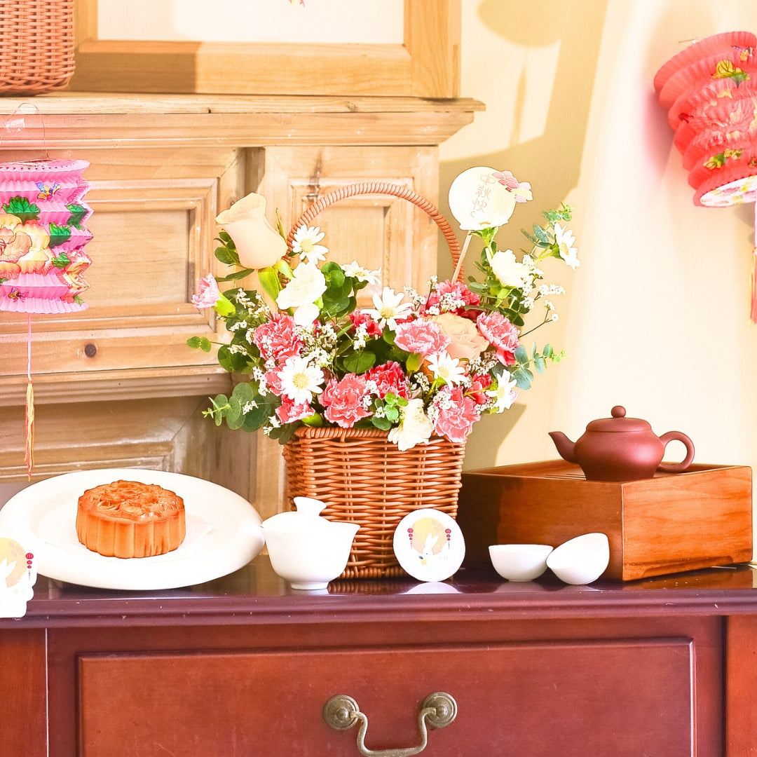 Lunar Bloom Flower Basket image 6