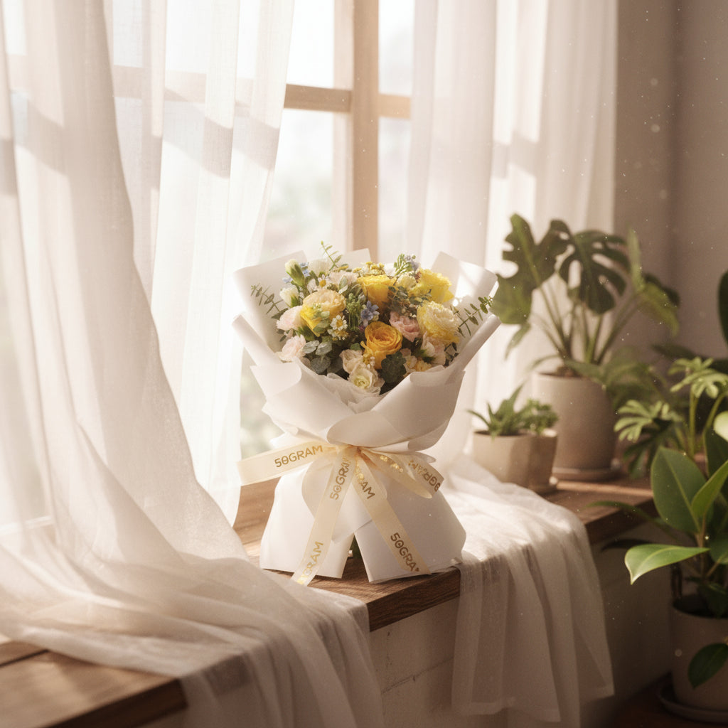 Feminine Flourish Hand Bouquet - Regular image 1