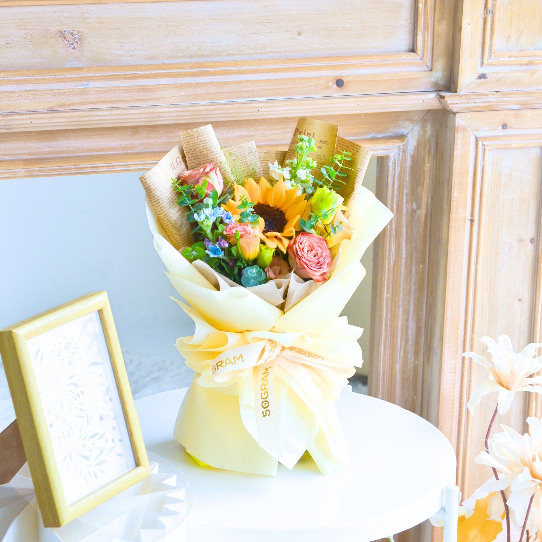 Honor Bloom Sunflower Hand Bouquet image 5
