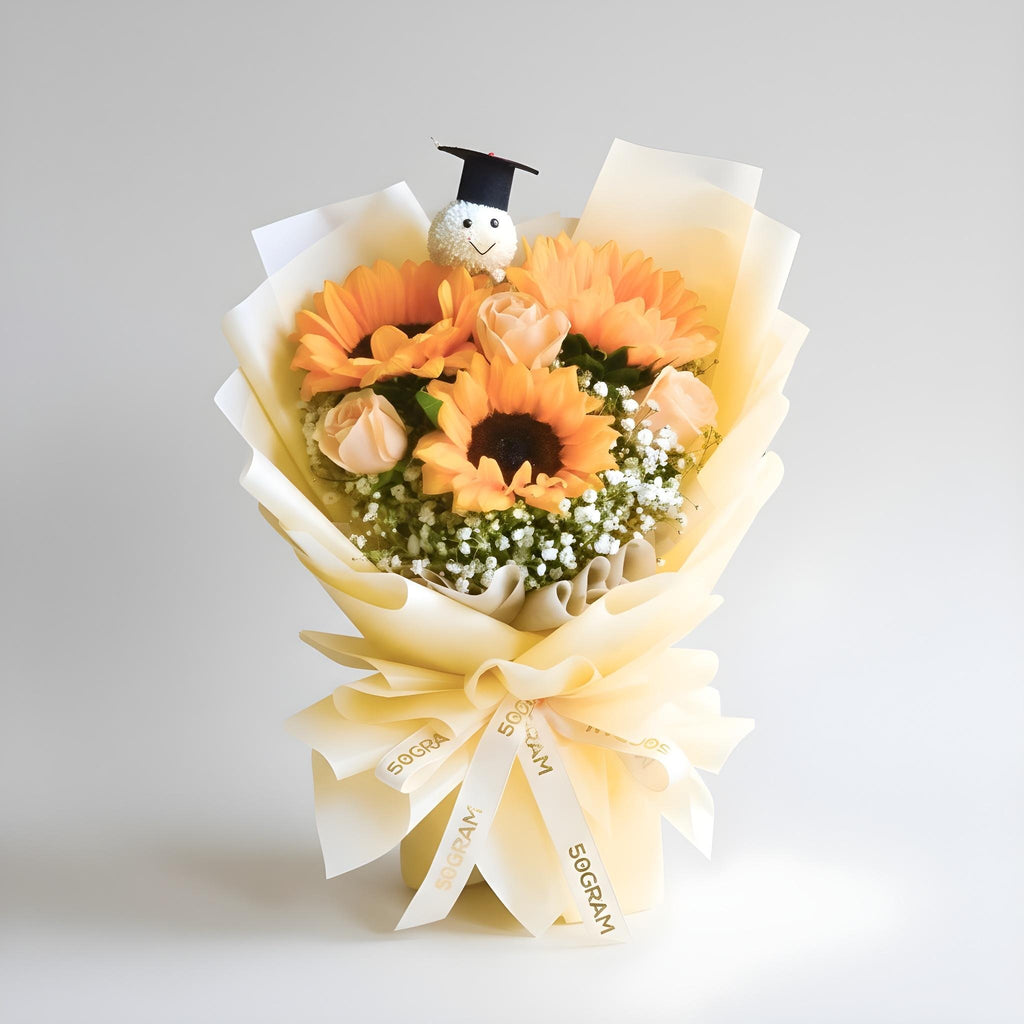 Sunny Up Sunflower Bouquet | Hand Bouquet image 0