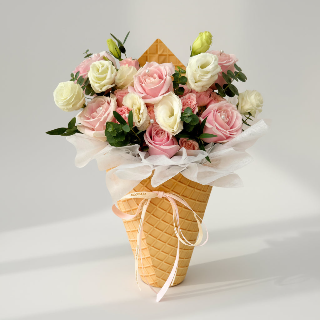 Cupid’s Creamery Valentine Ice Cream Hand Bouquet image 0
