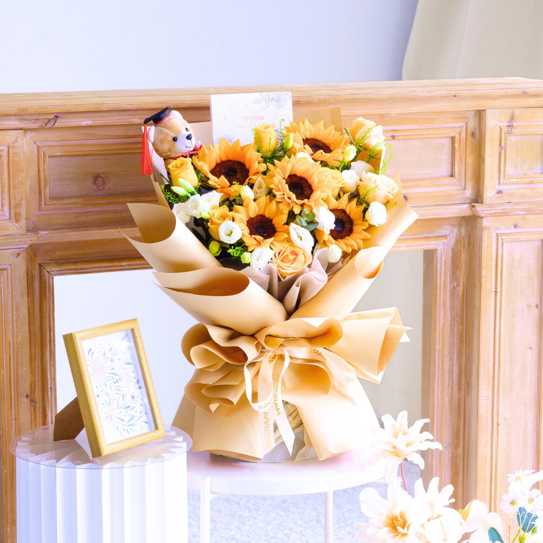 Future Bright Sunflower Hand Bouquet image 12