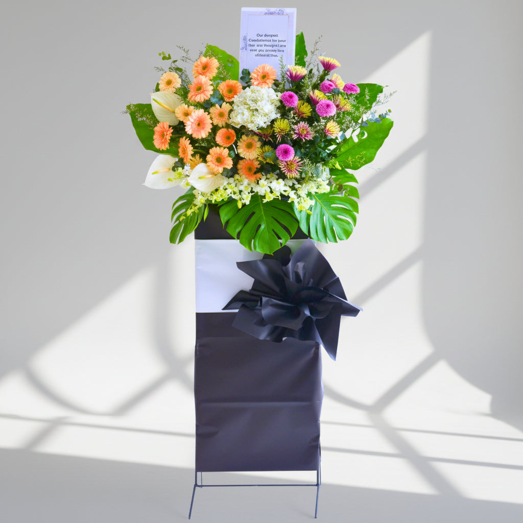 Ethereal Tribute | Condolences Flower Stand image 0