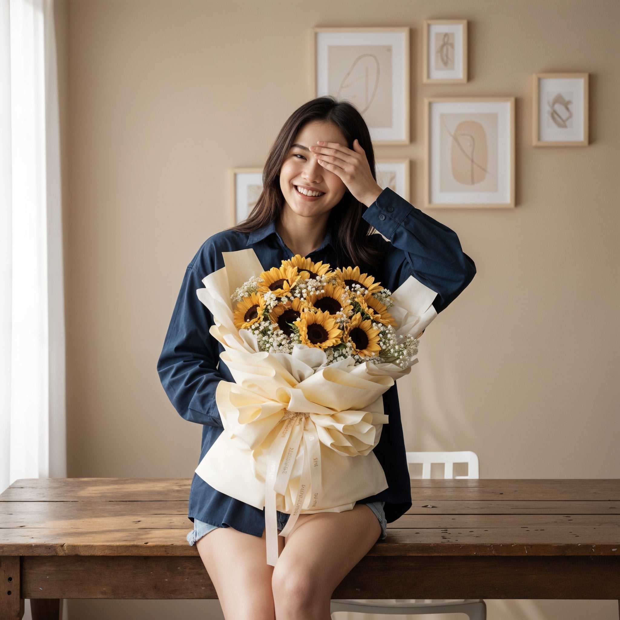 Sunny Blooms Sunflower Hand Bouquet image 1