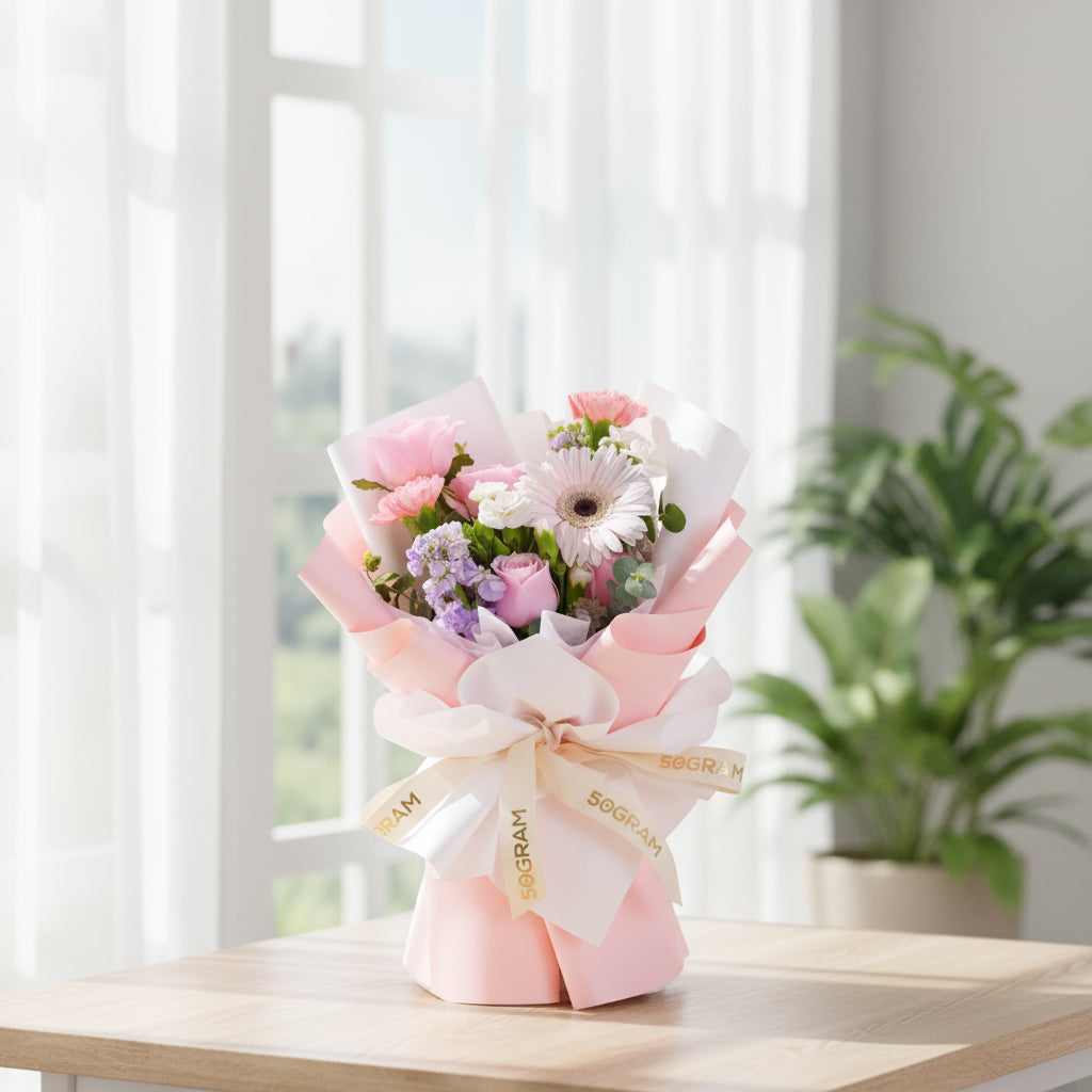 Darling Delight Girlfriend's Day Hand Bouquet image 1