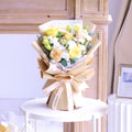 Yellow Serenade Yellow Rose Hand Bouquet image 4