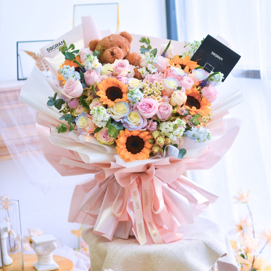 Luminous Beauty Hand Bouquet image 3