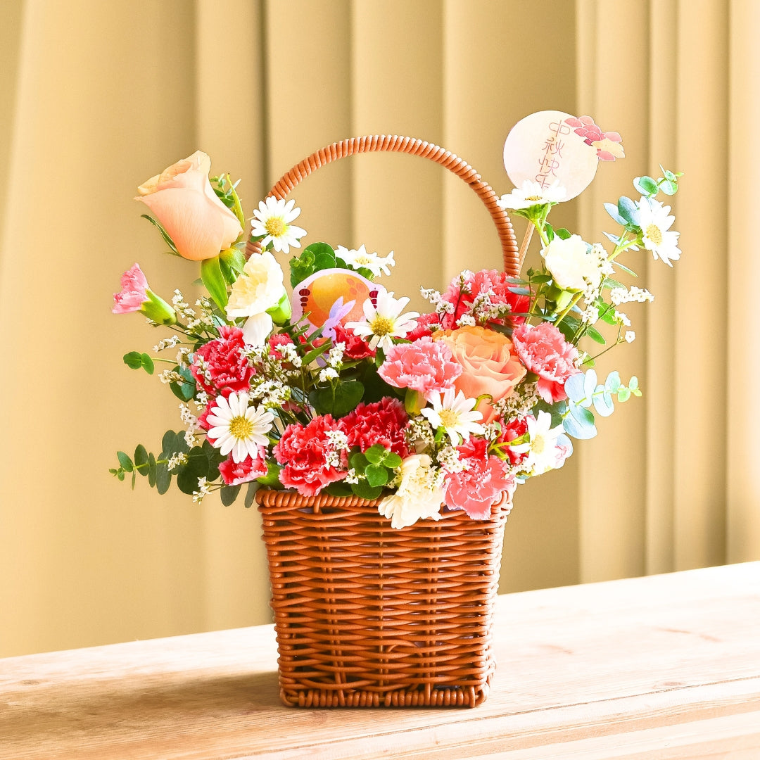 Lunar Bloom Flower Basket image 2