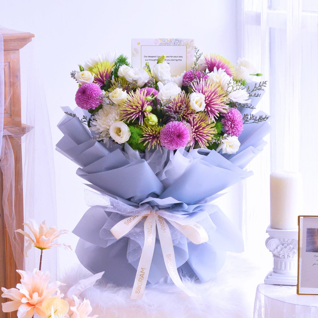 Twilight Serenity | Condolences Hand Bouquet image 8