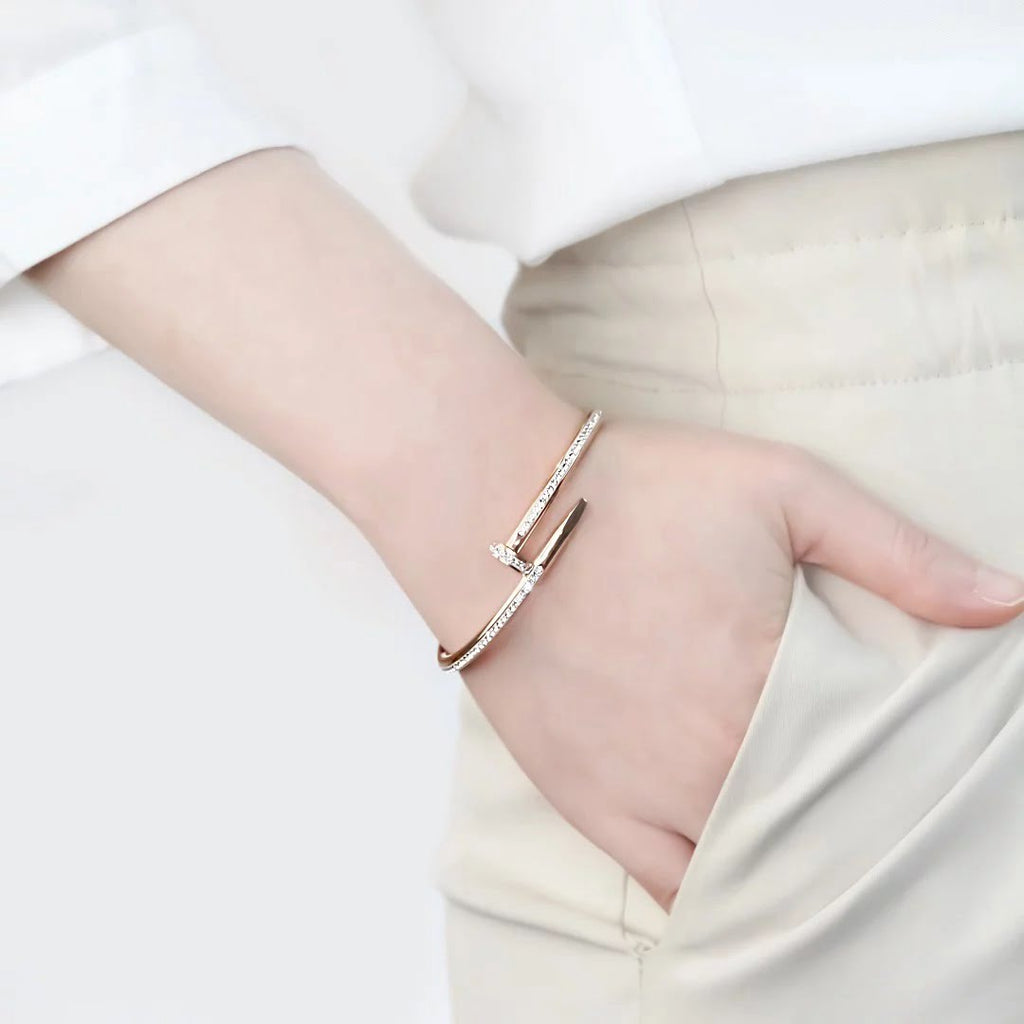 Roxanne Zirconia Nail Bangle image 1