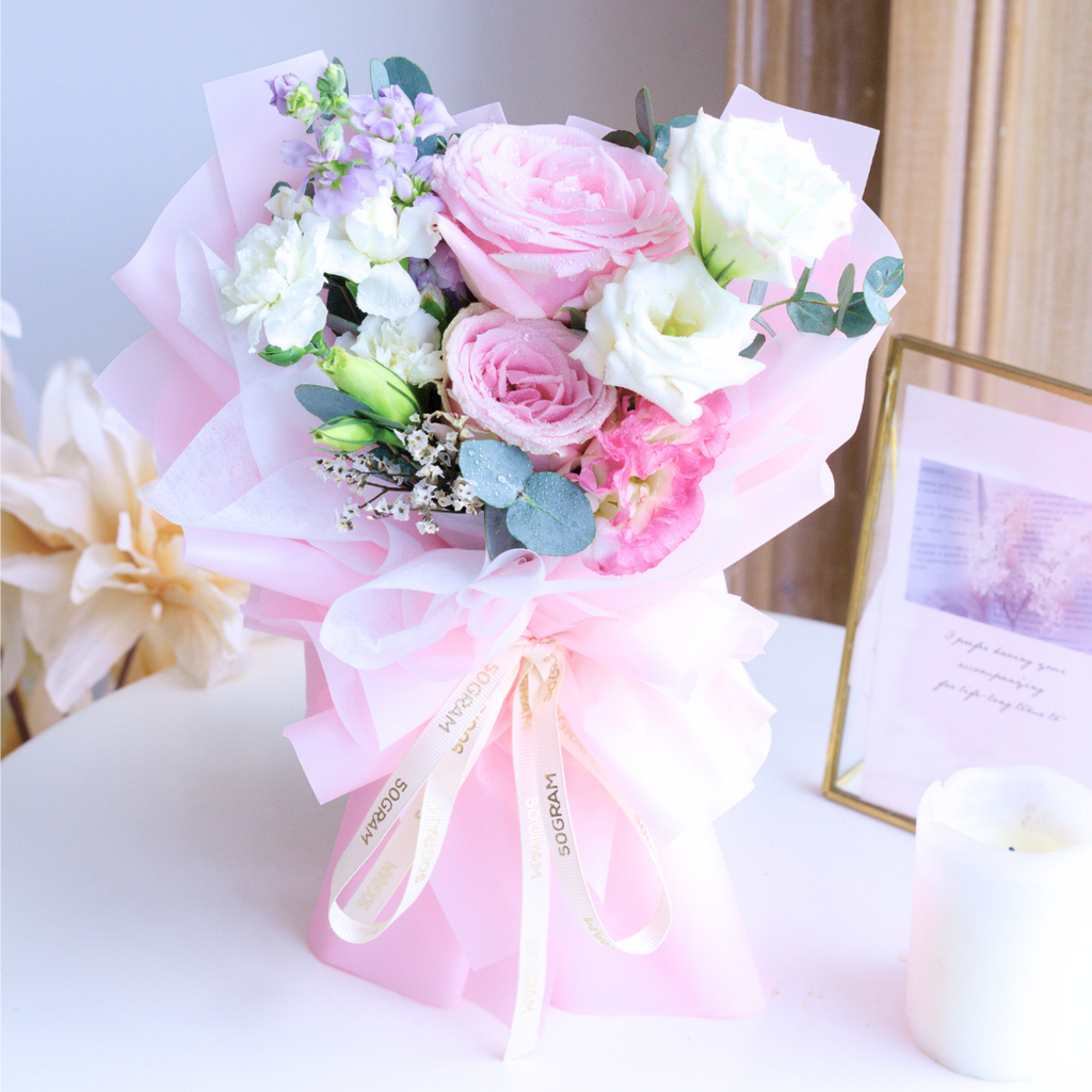 Pink Power Mini Hand Bouquet image 5