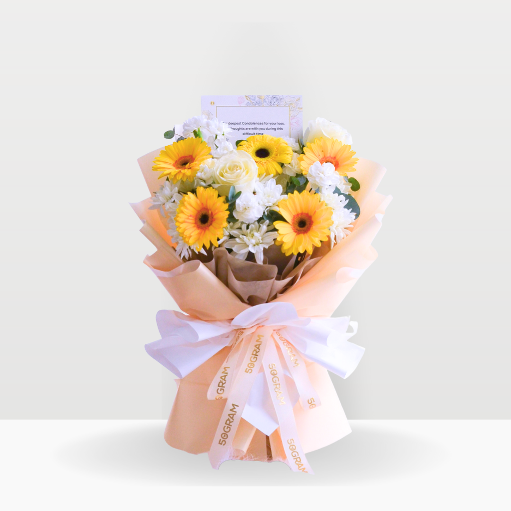 Dawn of Remembrance | Condolences Hand Bouquet image 8