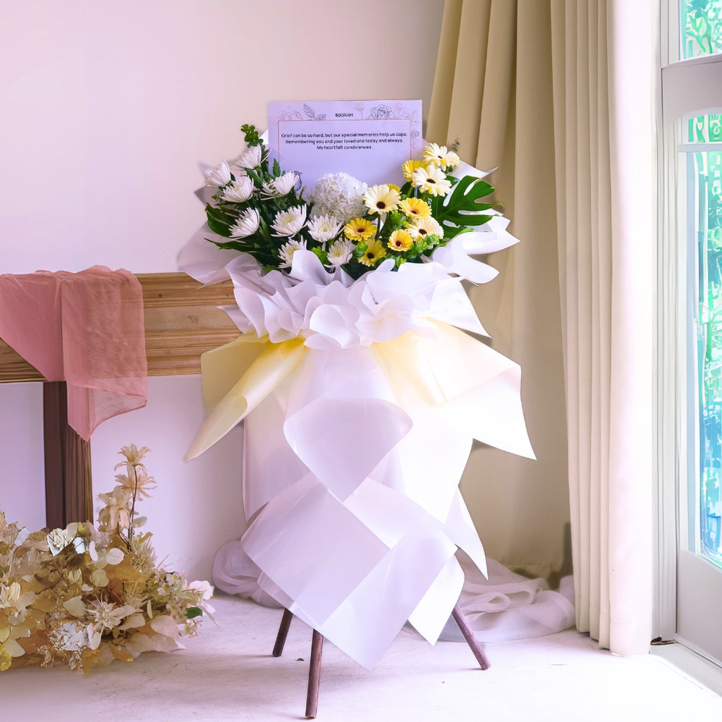 Pure Elegance | Condolences Flower Stand image 3