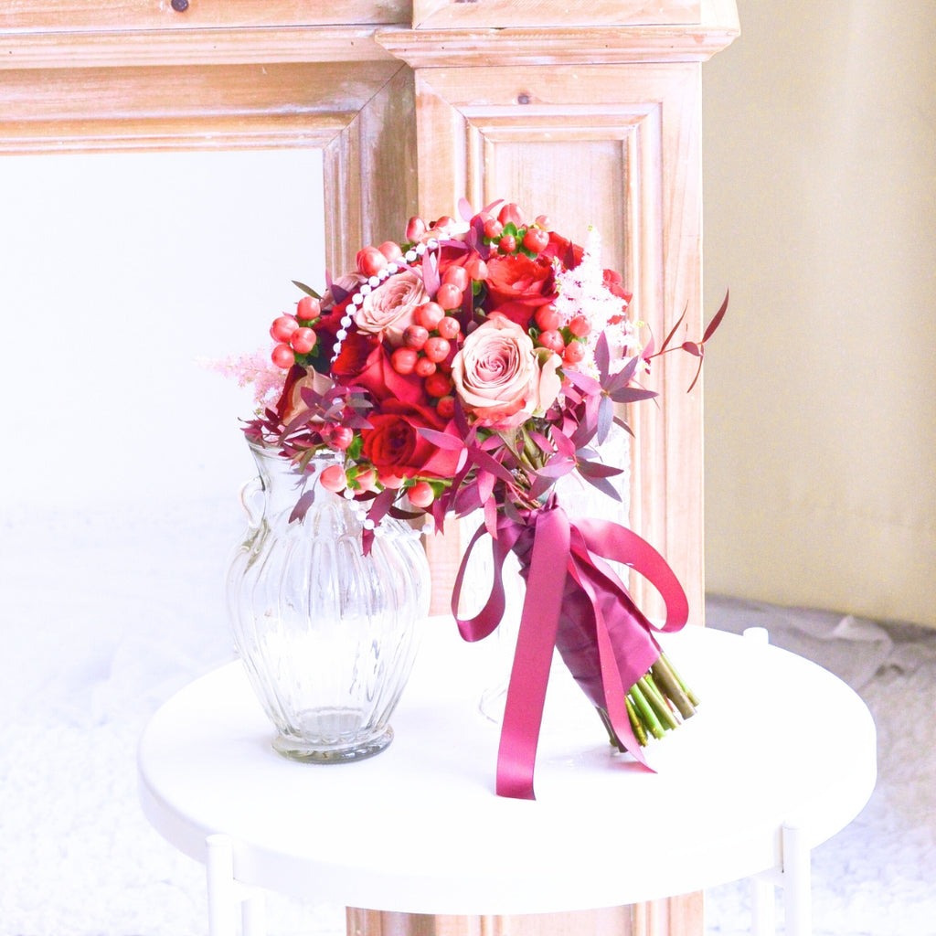 Red Wedding Bells | Bridal Bouquet image 2