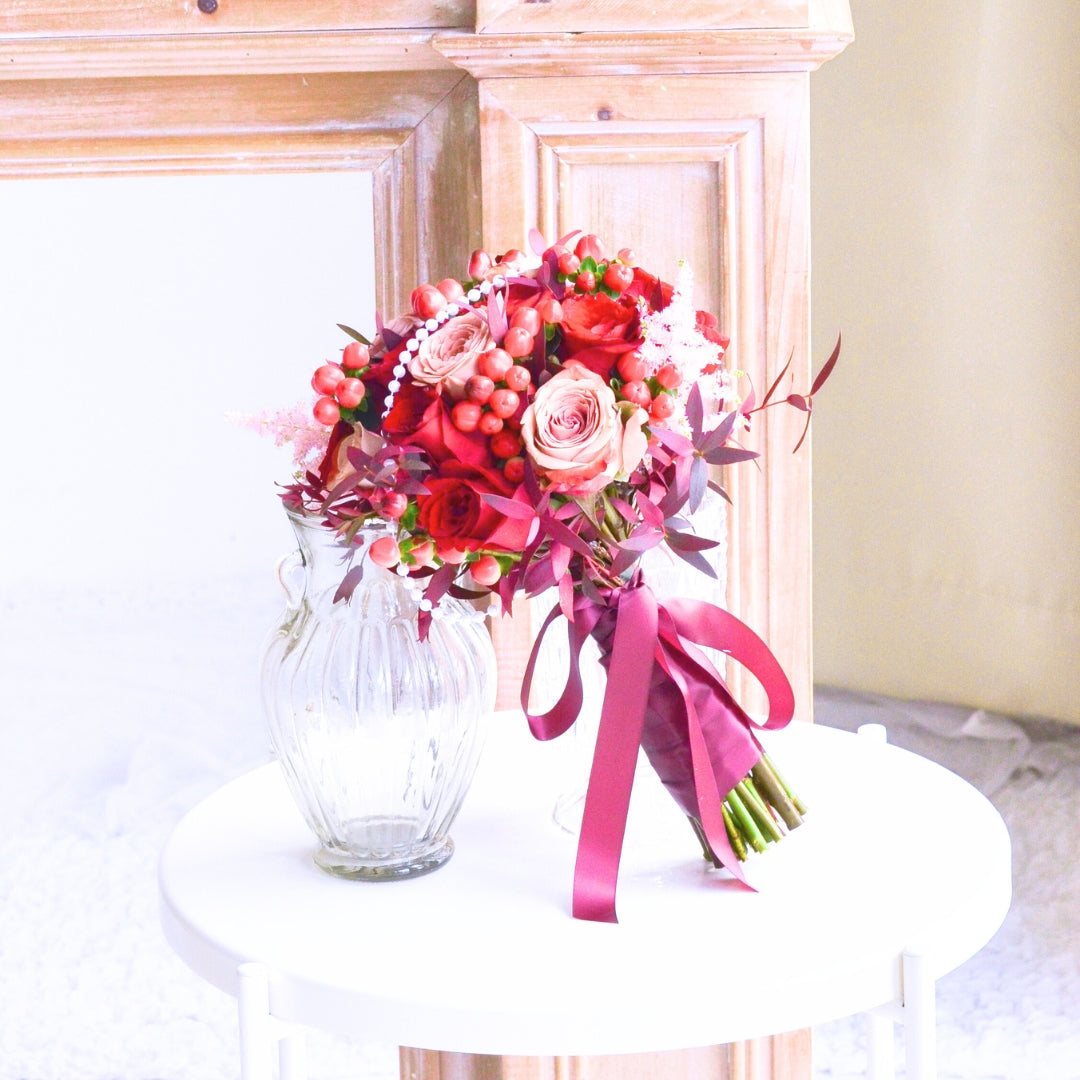 Red Wedding Bells | Bridal Bouquet image 2