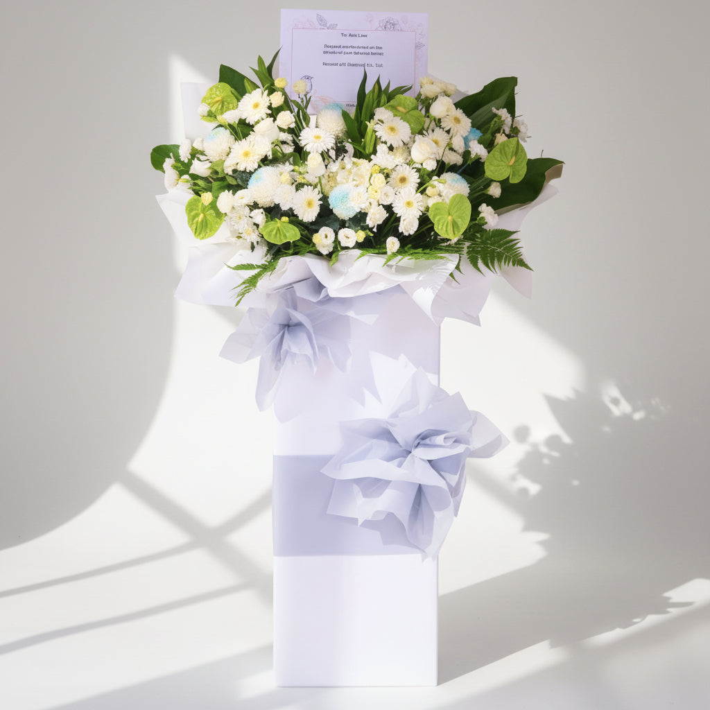 Peaceful Farewell | Condolences Flower Stand image 0