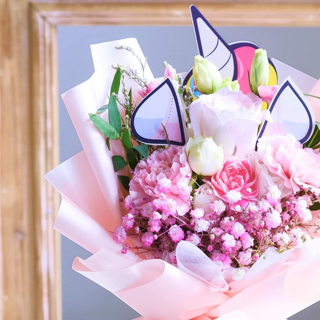 Mini Miracle Pink Carnation Bouquet image 6