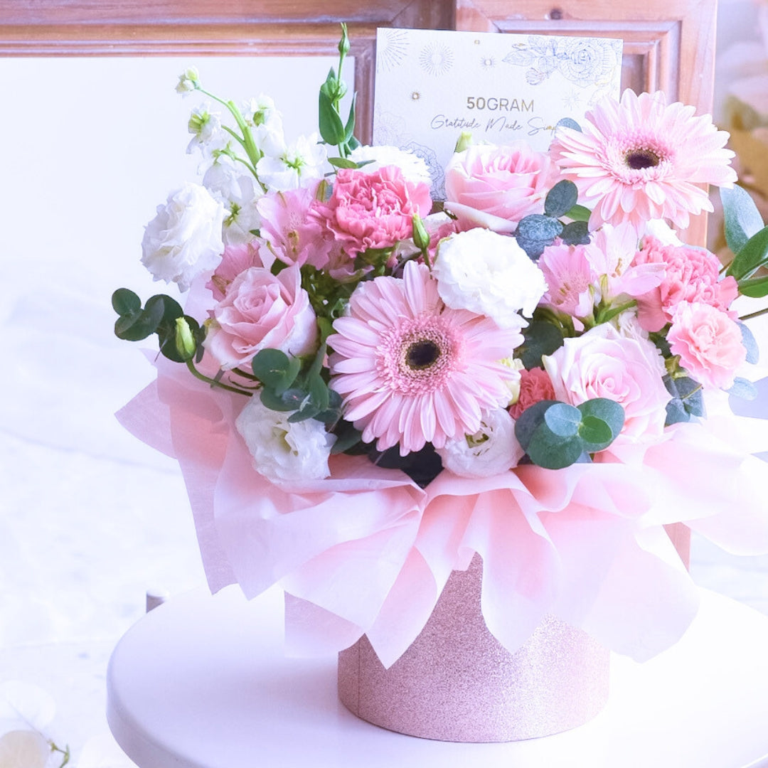 Precious Posy Pink Daisy Flower Box image 6