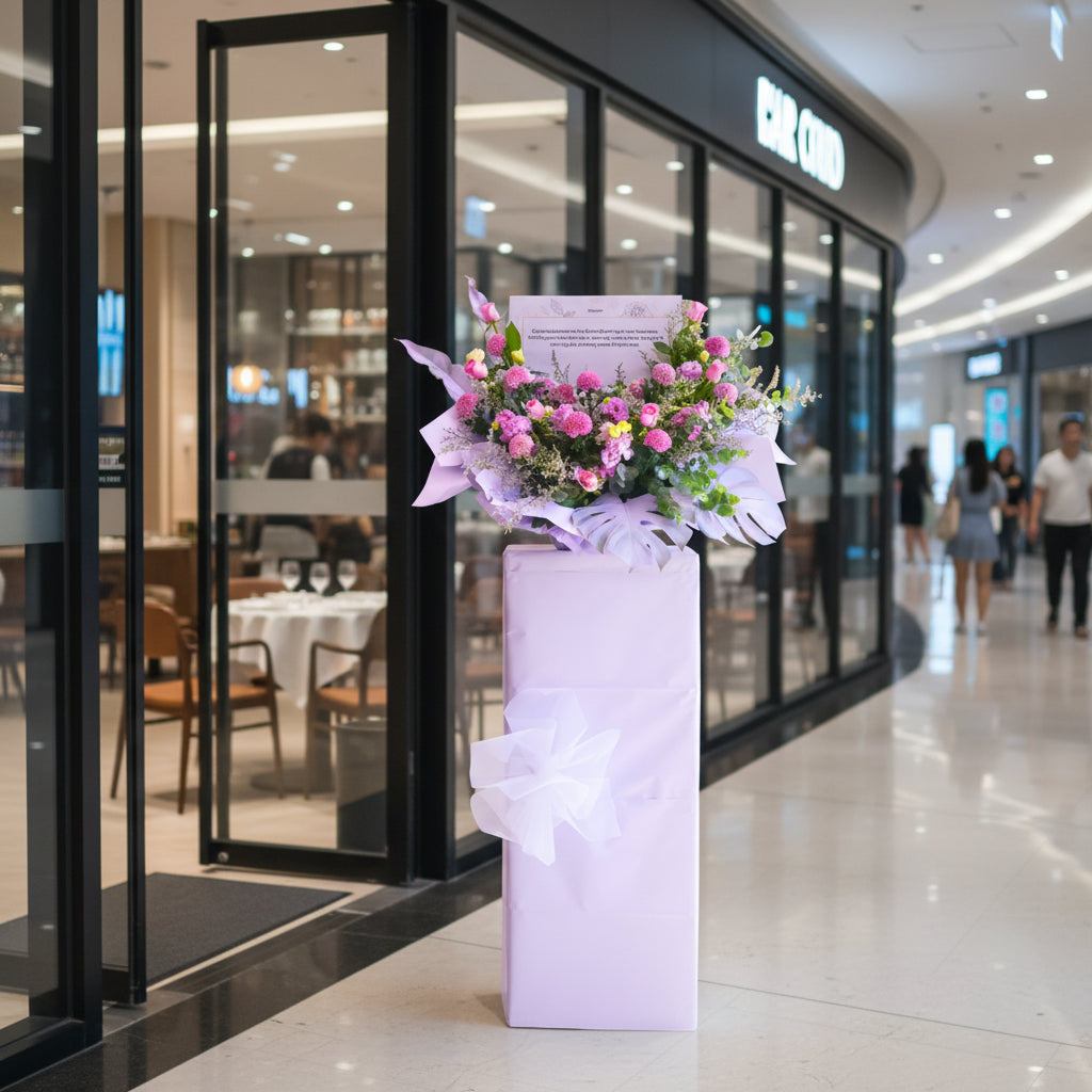 Prosper in Plum | Business Opening Stand image 1