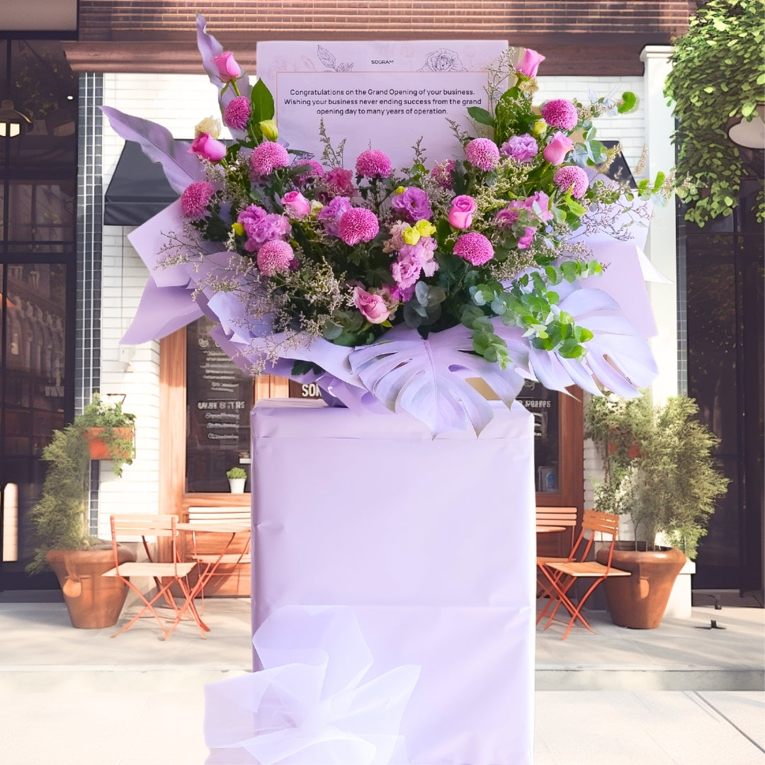 Prosper in Plum | Business Opening Stand image 3