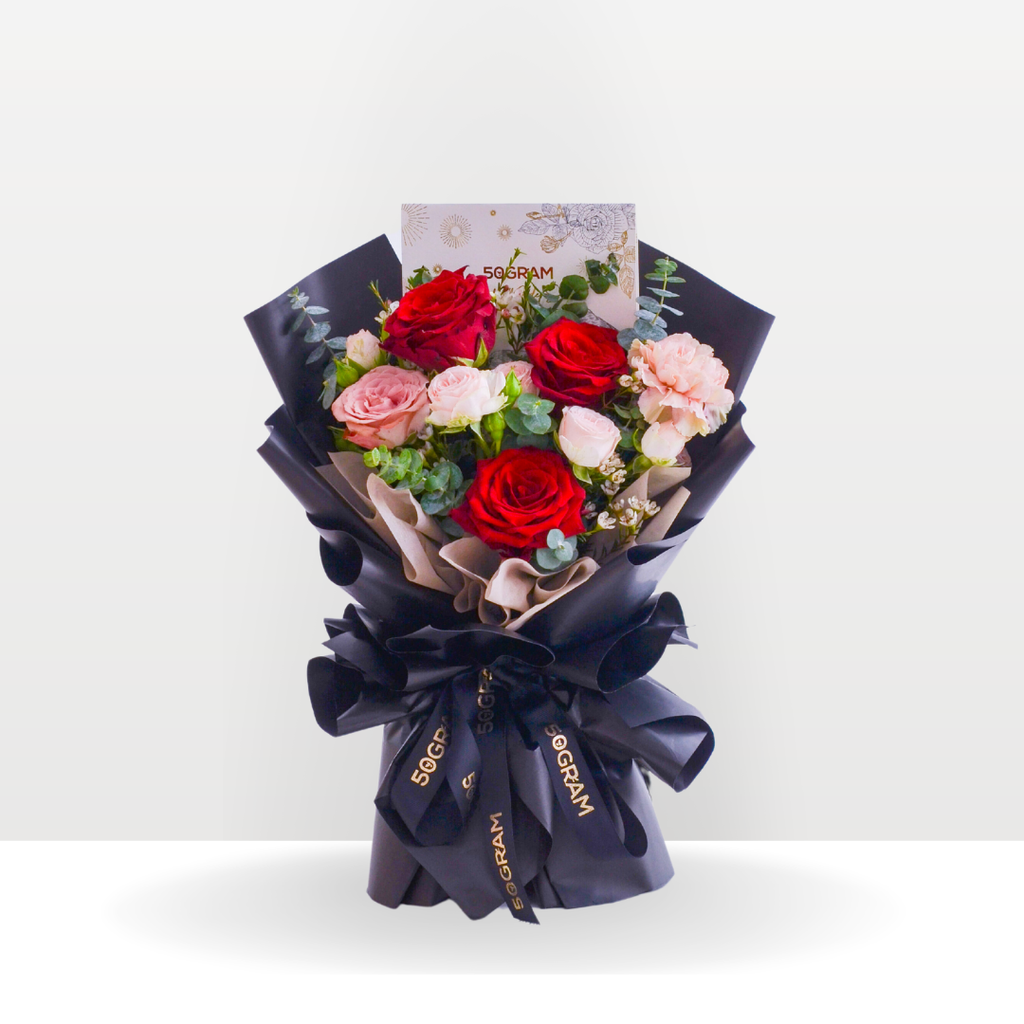 Enchanting Eternity Roses Hand Bouquet image 8