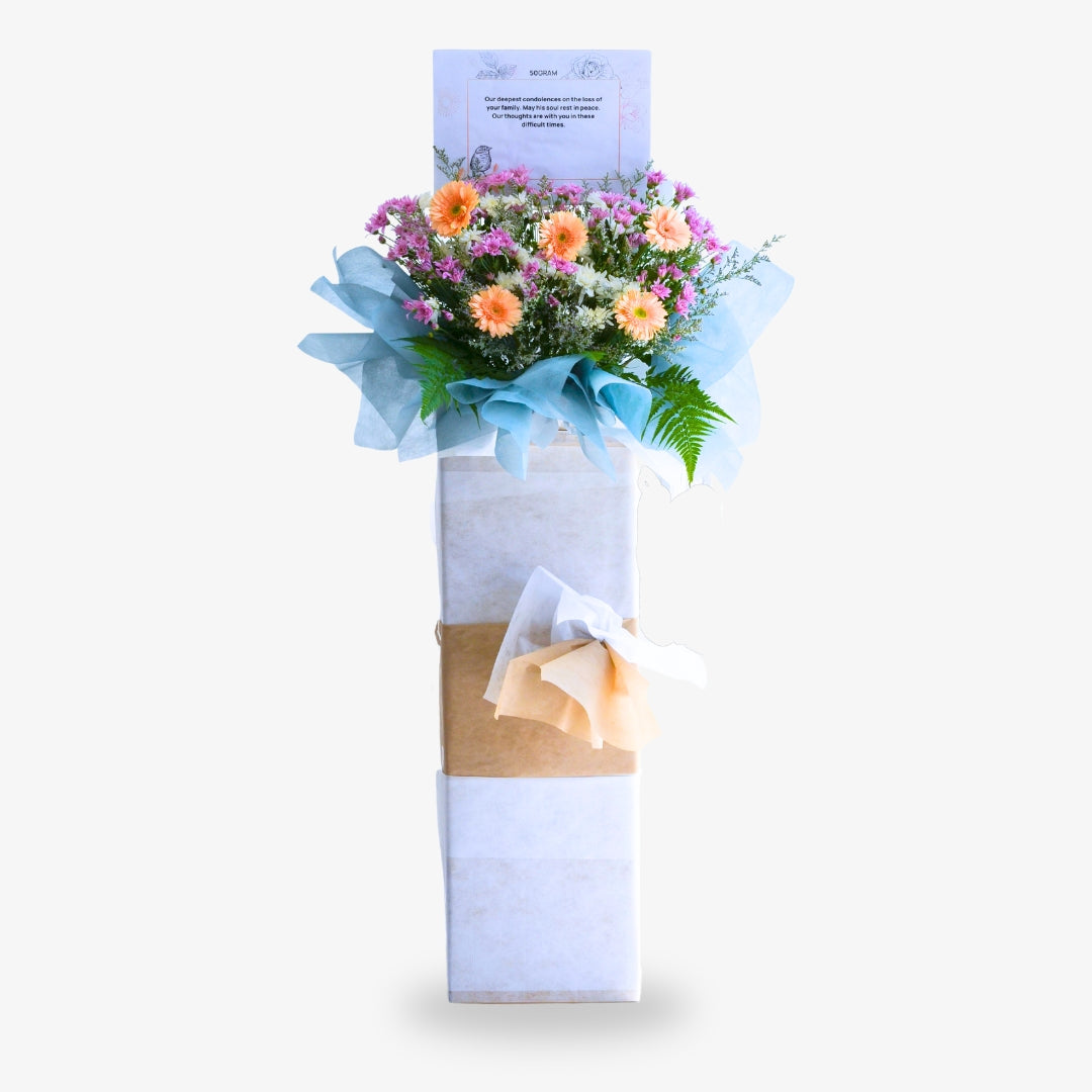 Lavender Memorial | Condolences Flower Stand image 5