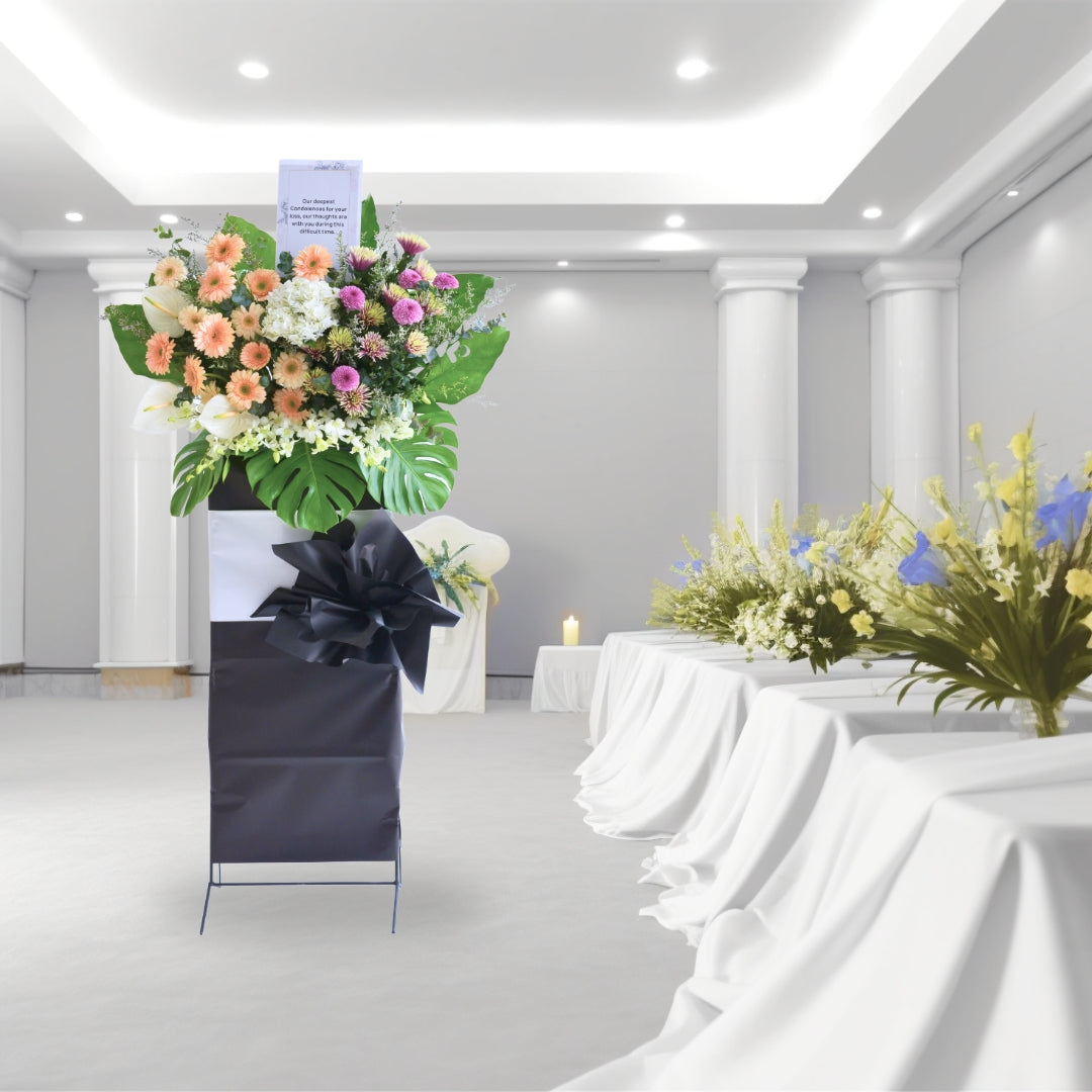 Ethereal Tribute | Condolences Flower Stand image 4