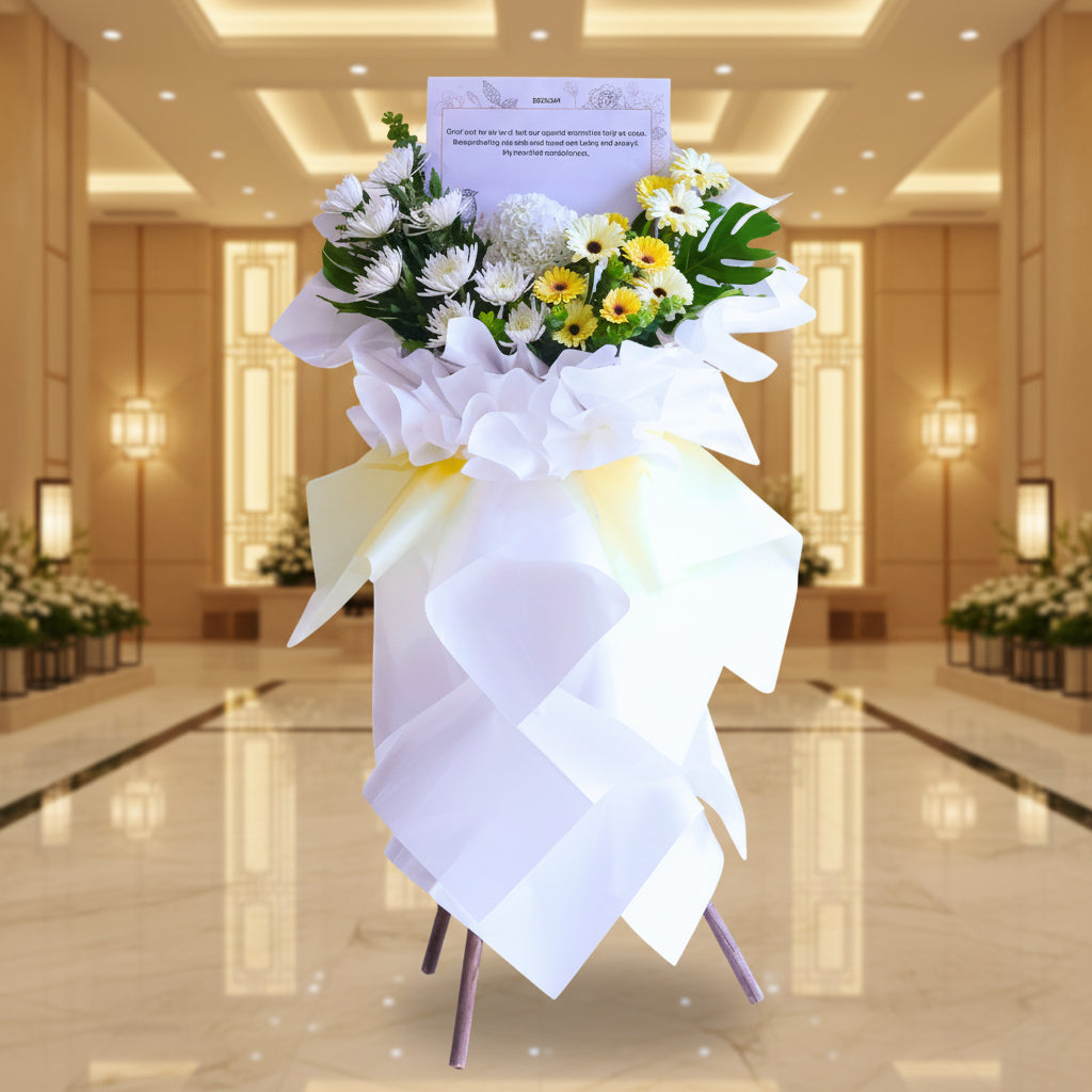 Pure Elegance | Condolences Flower Stand image 1
