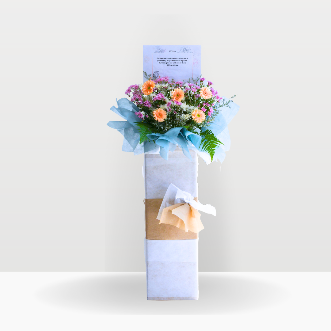 Lavender Memorial | Condolences Flower Stand image 6
