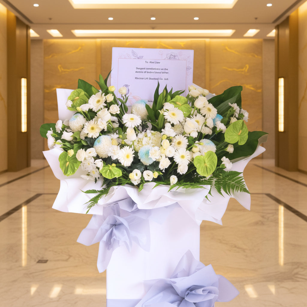 Peaceful Farewell | Condolences Flower Stand image 2