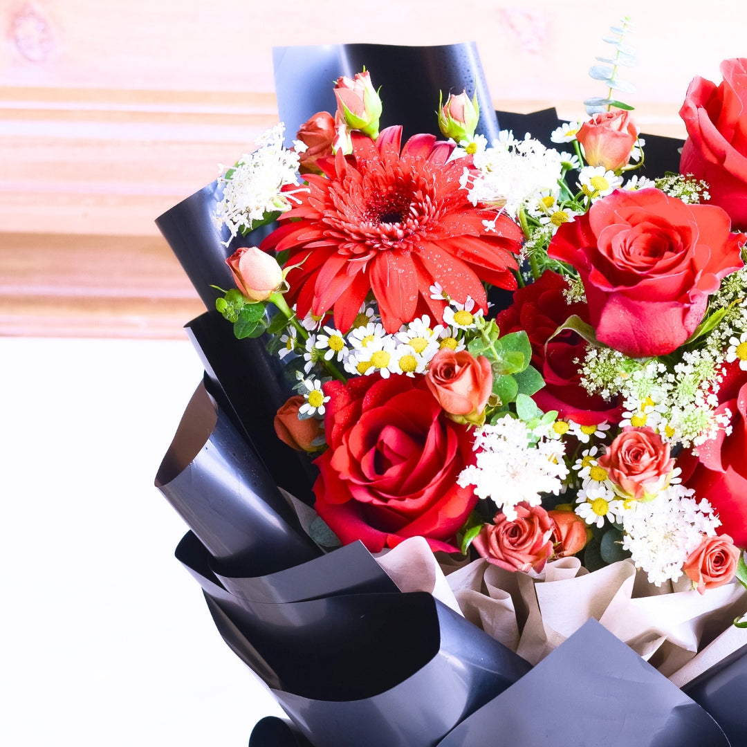 Firelight Love Qi Xi Hand Bouquet image 6