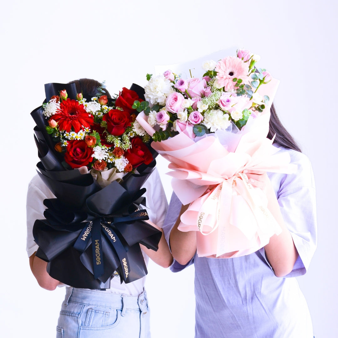Firelight Love Qi Xi Hand Bouquet image 8