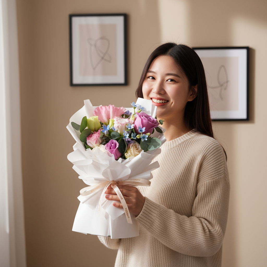 Loving Still Small Hand Bouquet image 1