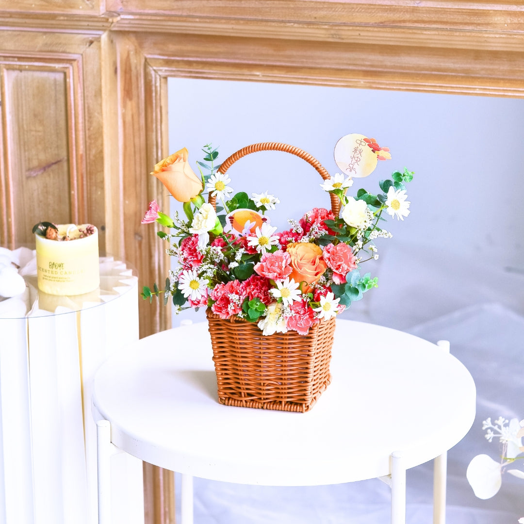 Lunar Bloom Flower Basket image 4