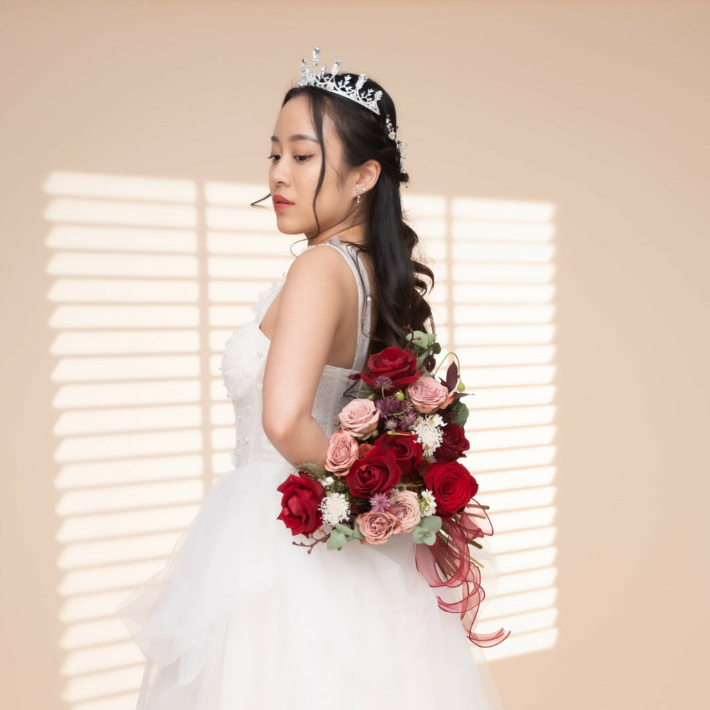 Crimson Elegance | Bridal Bouquet image 3